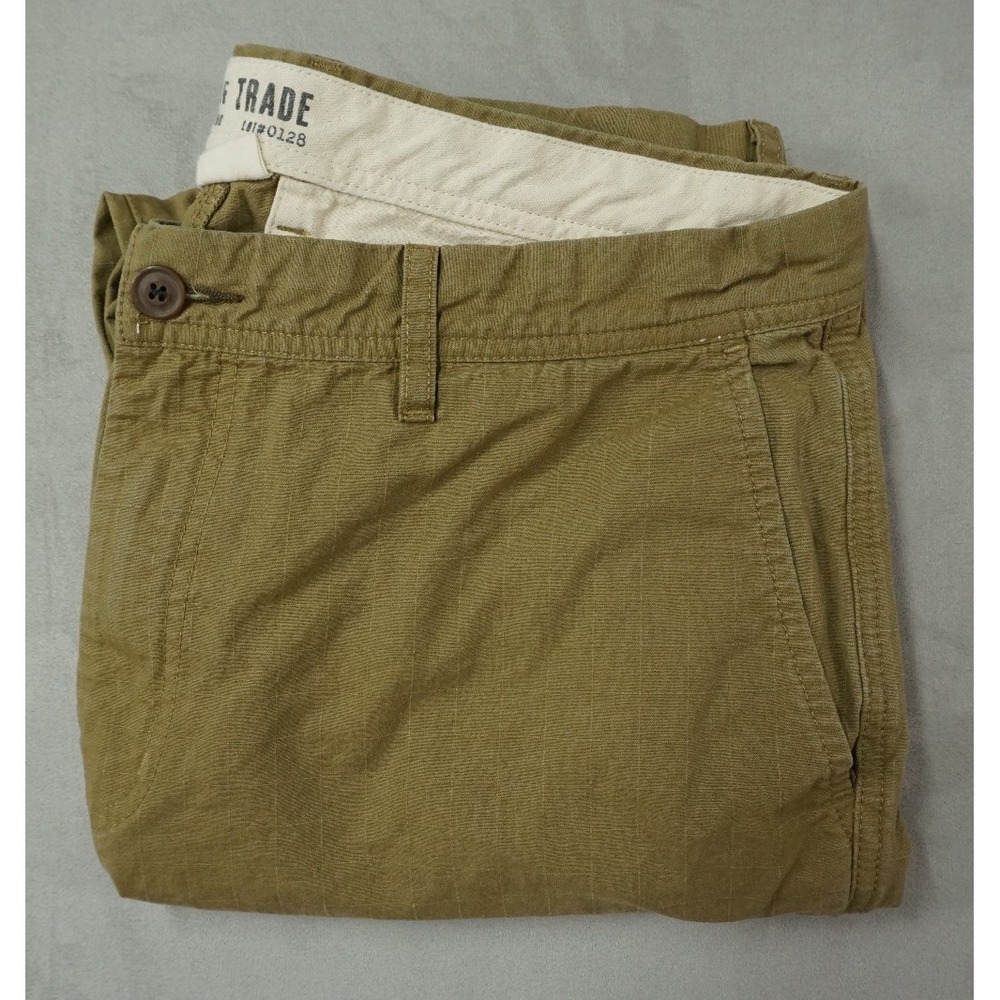 Line of Trade Officer Chino‎ Pants Mens 36x28 Tan Ripstop Military EUC